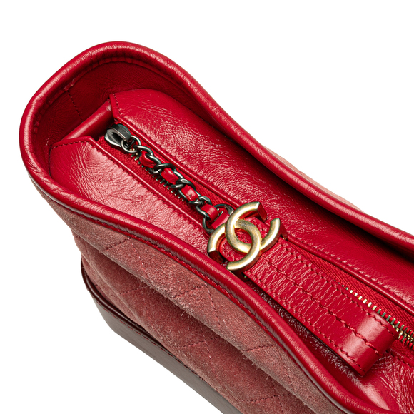 Pre-Loved Chanel Small Suede Gabrielle Crossbody - Picture 7 of 10